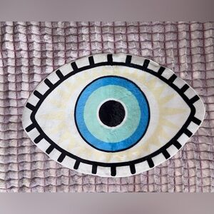 Blue Evil Eye Rug Doormat Wall Hanging NEW